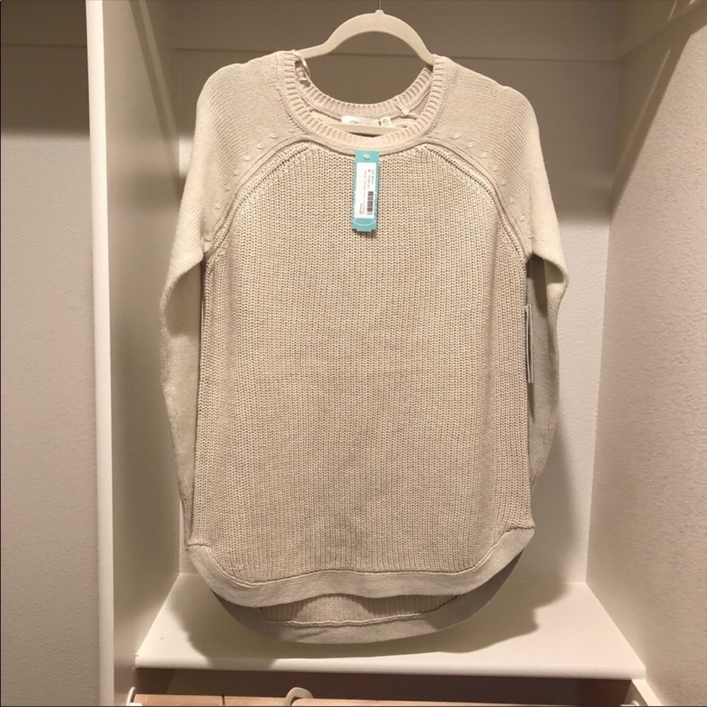 Cream pullover sweater